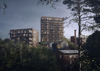 AF bygger leiligheter og townhouse for Fredensborg bolig 