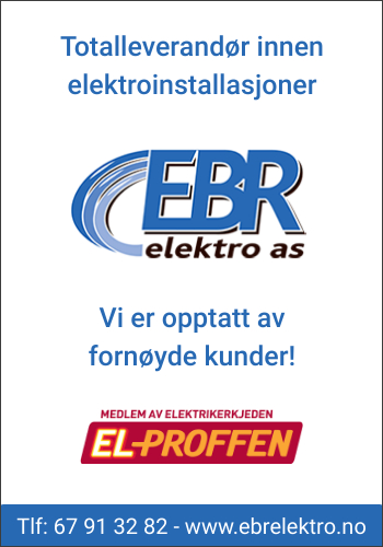 EBR elektro AS er totalleverandør innen elektroinstallasjoner