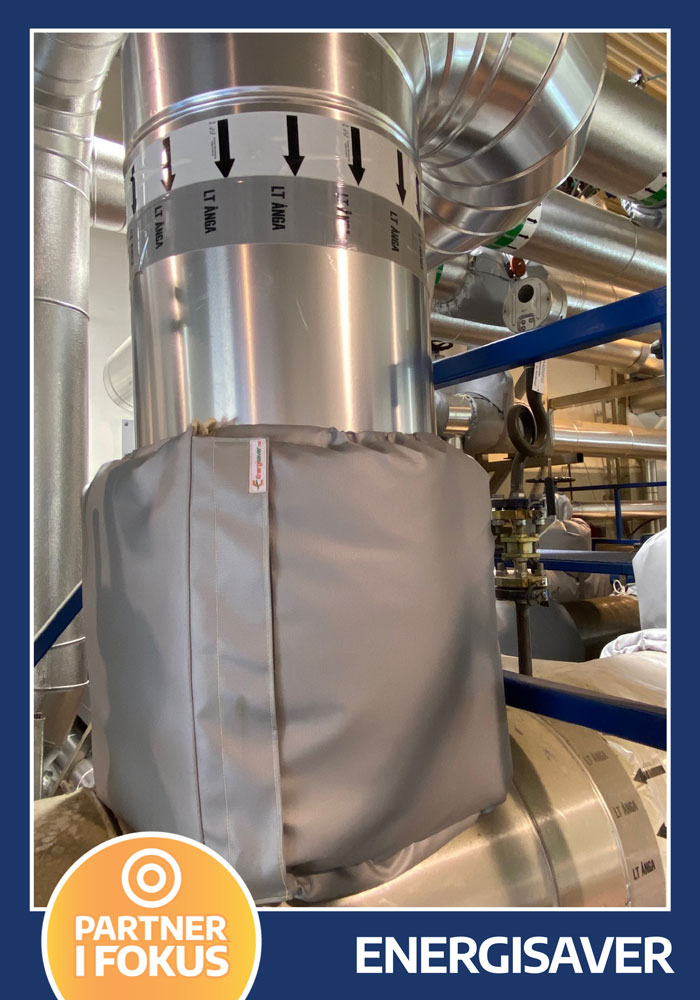 Norskproduserte isolasjonsputer som kutter energitapet Energisaver er eneste produsent i Norge som utvikler og produserer formsydde, avtagbare isolasjonsputer til ventiler, pumper, rør og armatur, både i Norge, og EU