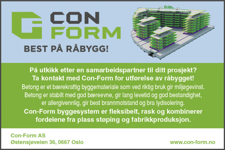 Con Form - Best på råbygg