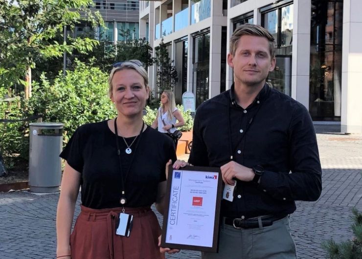 HRP - ISO sertifiserte Kiwa har sertifisert hele HRP sin virksomhet i henhold til ISO 9001 -Ledelsessystemer for kvalitet og ISO 14001 - Ledelsessystemer for miljø.