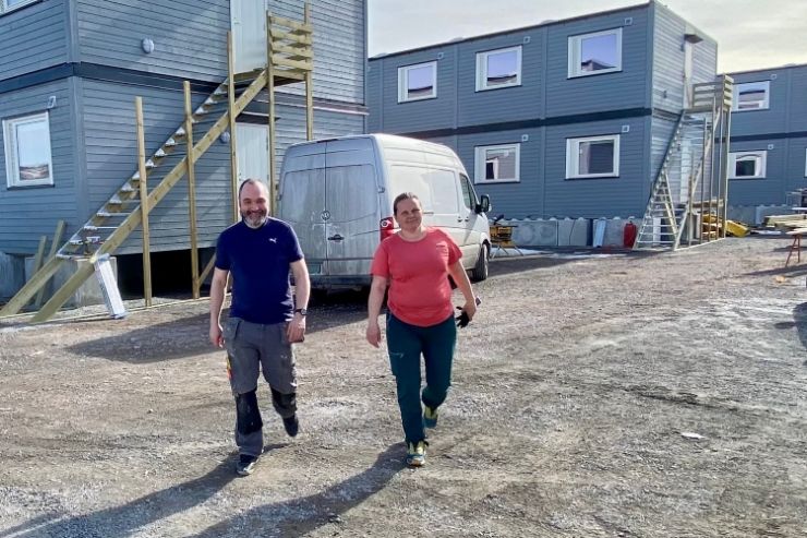 Fjordbyen Anleggshotell Snart klar for åpning av Fjordbyen Anleggshotell