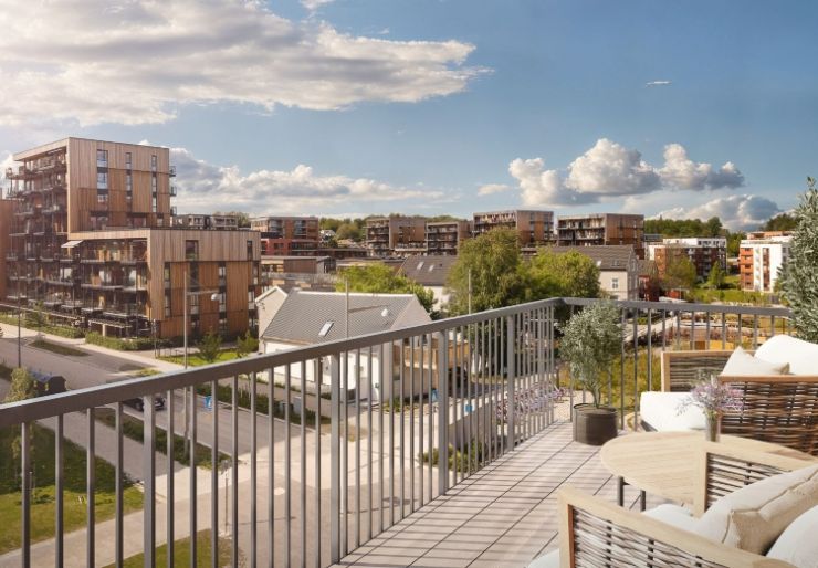 Godt boligsalg gir byggestart for Skanska i Trondheim Skanska starter byggingen av byggetrinn 2 på Lillebytunet i Trondheim etter god salgsutvikling. Hele prosjektet består av 117 selveierleiligheter og sju rekkehus, og byggestarten gir samtidig økt aktivitet for Skanska, leverandører og samarbeidspartnere.