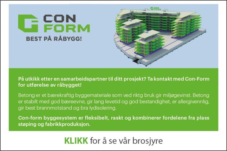 Con Form - Best på råbygg|Husøy Havn