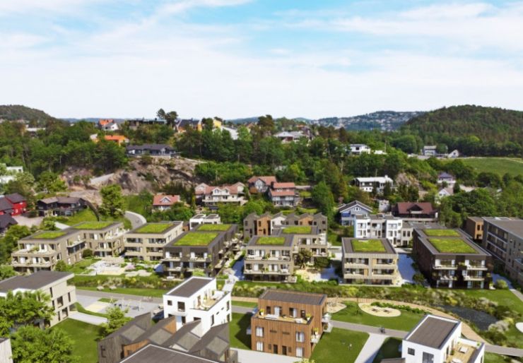 Kontorbygg har ledet vei, men nå kommer boligmarkedet etter. Skanska har satt seg som mål å BREEAM-sertifisere alle nybygg.