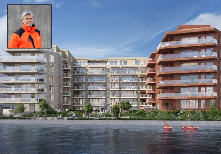 Veidekke får 300-millionerskontrakt på Hamar Veidekke skal bygge første trinn av Vannlinja på Hamar for BNE Hamar Bolig AS. Totalentreprisen er verdt rundt 300 millioner kroner ekskl. mva. og omfatter 88 leiligheter og ny strandpromenade.