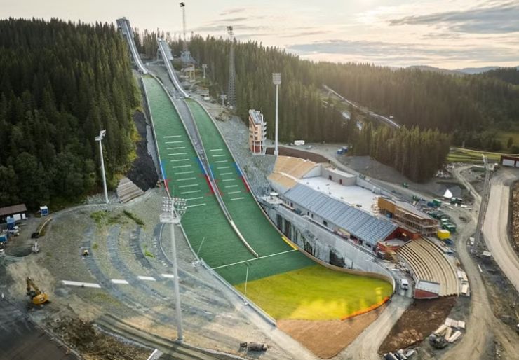Granåsen idrettspark verdens første BREEAM-miljøsertifiserte hopparena Granåsen idrettspark verdens første BREEAM-miljøsertifiserte hopparena