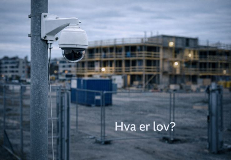 Byggeplasskamera - hva sier loven? Byggeplasskamera - Er kameraovervåking på byggeplasser lovlig?