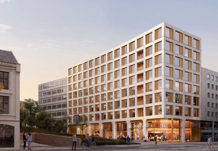 Møller Eiendom og AB Invest (Buchardt) har gitt Veidekke oppdraget med å bygge et nytt storhotell på Hammersborg ved regjeringskvartalet i Oslo.  Kontrakten er en samspillsentreprise verdt cirka 350 millioner 