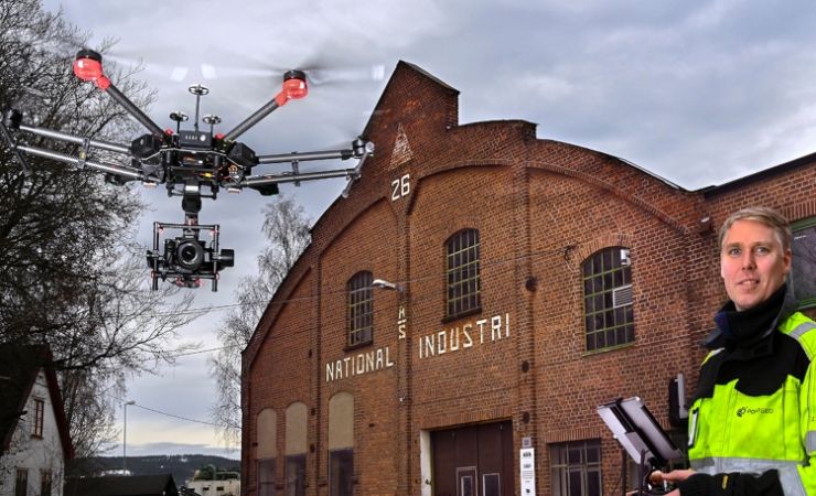 Droner fra det norske startup-selskapet Senseloop skal effektivisere nye byggeprosjekter. Nå investerer OBOS og Norsecraft i selskapet.