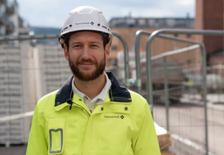 Fredrik Hausmann, Norconsults oppdragsleder ved Storgata i Lillestrøm