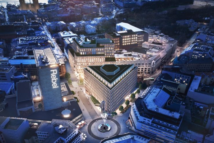 Skanska rehabiliterer St. Olavs Plass 5 for Entra.