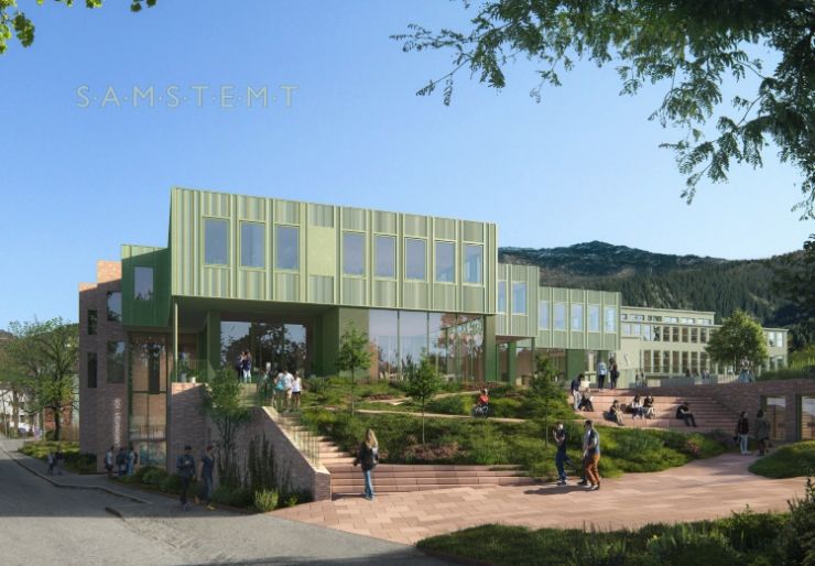Peab bygger Langhaugen videregående skole Vestland fylkeskommune har valgt å gå videre med Peab K. Nordang for nybygget ved Langhaugen videregående skole i Bergen.