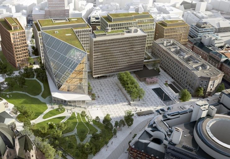 Mandag 13. april åpner første del av det nye regjeringskvartalet offisielt. Samtidig ruller prosjektet videre i høyt tempo: Statsbygg har valgt HENT som entreprenør for Kjeller 2 i byggetrinn 2.  Det gjør at ett av Norges mest krevende og symbolske 