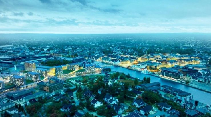 Værste satser på bærekraftige bygg||Norsk byggebransje Værste forplikter seg til bærekraftige bygg i Fredrikstad