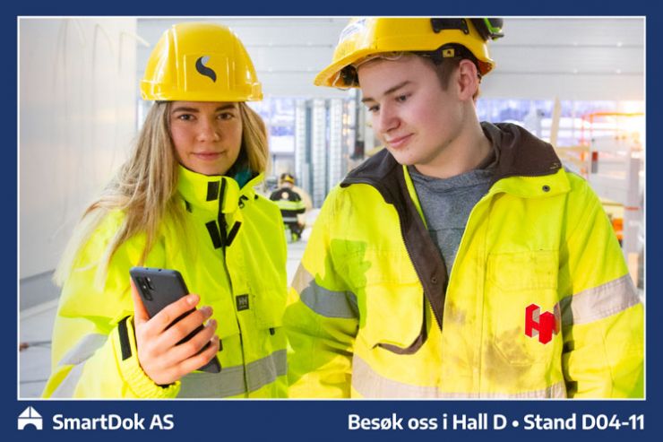 SmartDok - Bygg Reis Deg 2023 SmartDok treffer du på stand D04-11
