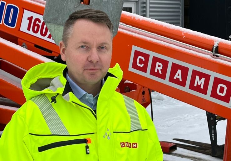 Eirik Tyrihjell er ansatt som ny regionsdirektør i Cramo.