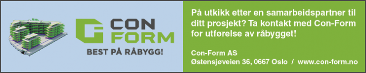 Con Form - Best på råbygg