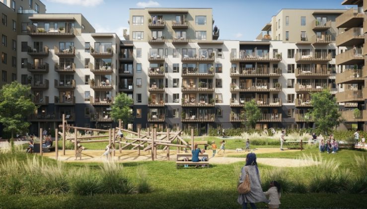 Bygger miljøsertifiserte leiligheter MIDT i Lørenskog 295 nye miljøsertifiserte leiligheter MIDT i Lørenskog
