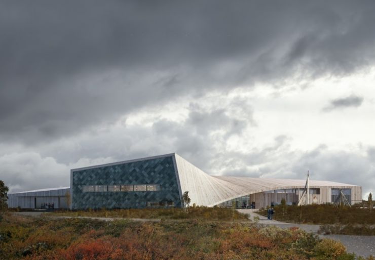 Samiske Nasjonalteatret Beaivváš og Samisk videregående skole Econor Tromsø skal bygge Samiske Nasjonalteatret Beaivváš og Samisk videregående skole i Kautokeino