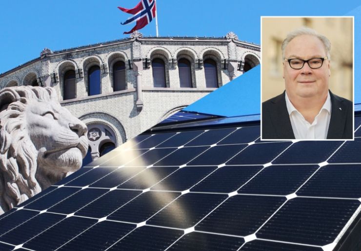 Borettslag slipper avgift på egenprodusert solstrøm Borettslag slipper avgift på egenprodusert solstrøm