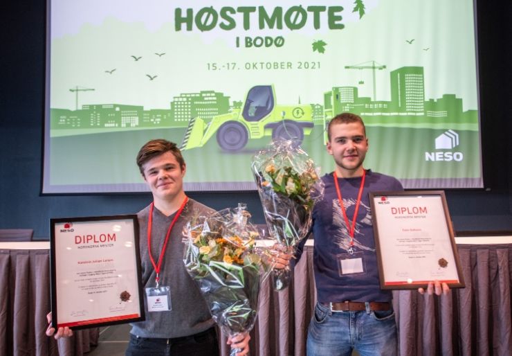 Even og Karstein Johan ble Nordnorske Mestere i byggfag Even og Karstein Johan ble Nordnorske Mestere i byggfag