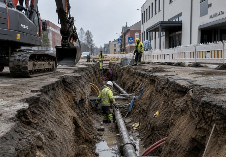 Anleggsrørlegger er et yrkesfag innen bygg- og anleggsteknikk. Utdanningsløpet går vanligvis via Vg1 bygg- og anleggsteknikk, Vg2 anleggsteknikk og deretter opplæring i bedrift før fagbrev.