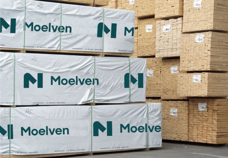 Moelven lanserer ny logo