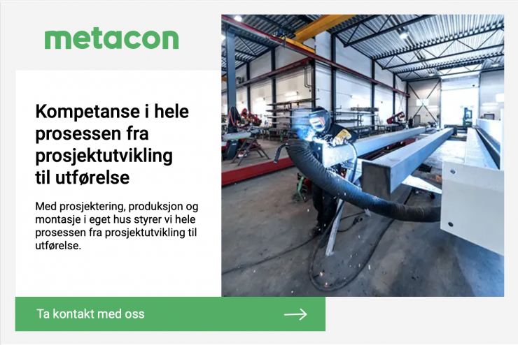 Metacon AS - Norges grønneste logistikkbygg