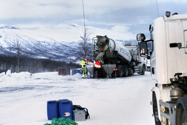 SINTEF vil utvikle helt nye betongbiler Mye å vinne på å holde betongen varm