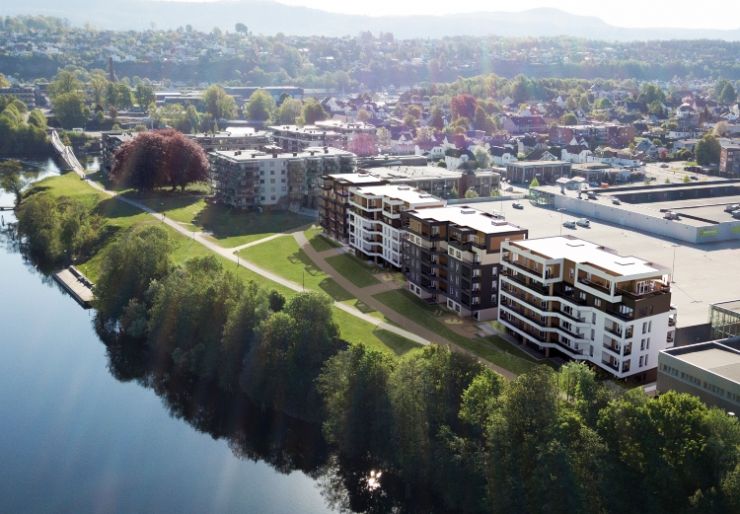 Peab bygger Herkules Park i Skien Peab bygger Herkules Park i Skien