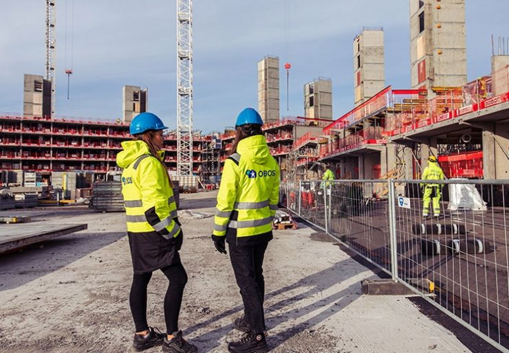 OBOS-konsernet igangsatte i første kvartal i år bygging av 880 nye boliger i Norge og 247 i Sverige.