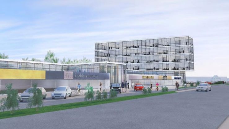 Gråtenmoen Senter|Norsk Byggebransje Gråtenmoen Senter|Norske Byggeprosjekter
