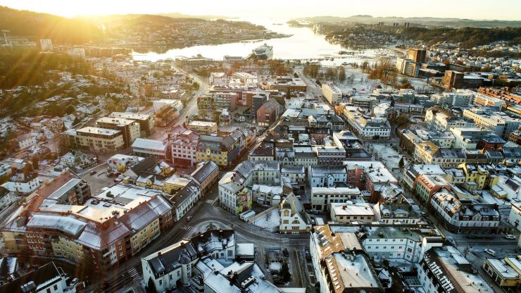 AF gruppen bygger Dokkenkvartalet Dokkenkvartalet-Sandefjord