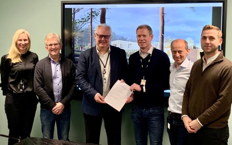 Omsorgsbygg og AF Gruppen har signert kontrakt for bygging av Furuset Hageby