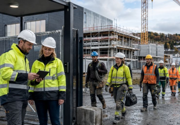 Digital innregistrering av mannskap på byggeplasser Det beste systemet er ikke nødvendigvis det mest avanserte. Det beste systemet er det som faktisk blir brukt riktig i det daglige.