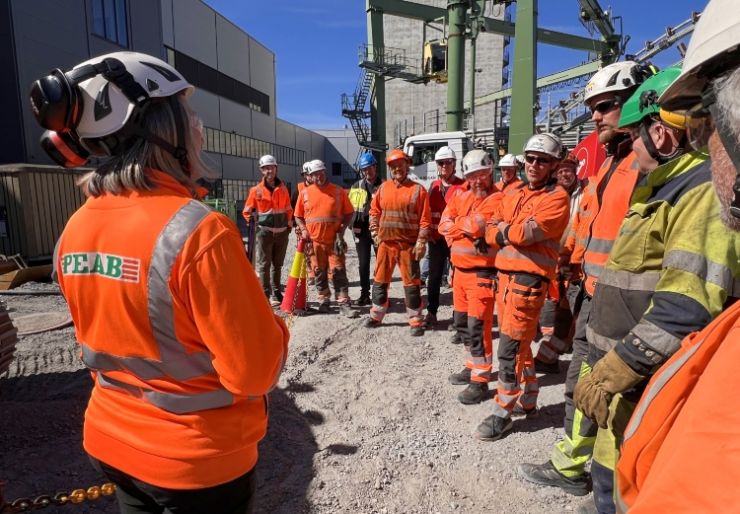 Tirsdag 28. april gjennomførte Peab sin årlige Sikkerhetsdag på samtlige arbeidsplasser i konsernet. 