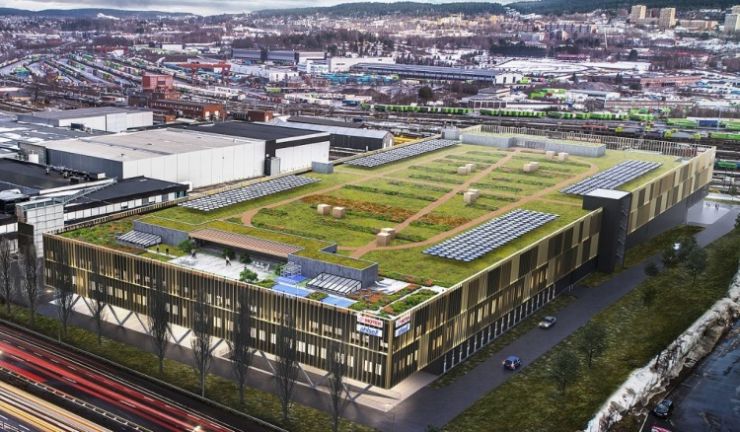 Prosjektet skal sertifiseres med BREEAM-NOR Excellent og Energiklasse A og er i tillegg planlagt som fossilfri byggeplass.