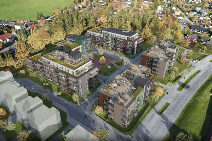 AF skal bygge 146 leiligheter på Brekketunet AF bygger Brekketunet for OBOS