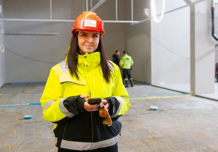 Byggeplass befaring Byggeplass befaring med SmartDok