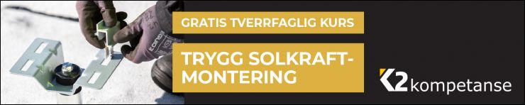 k2kompetanse Gratis tverrfaglig kurs for trygg solkraft