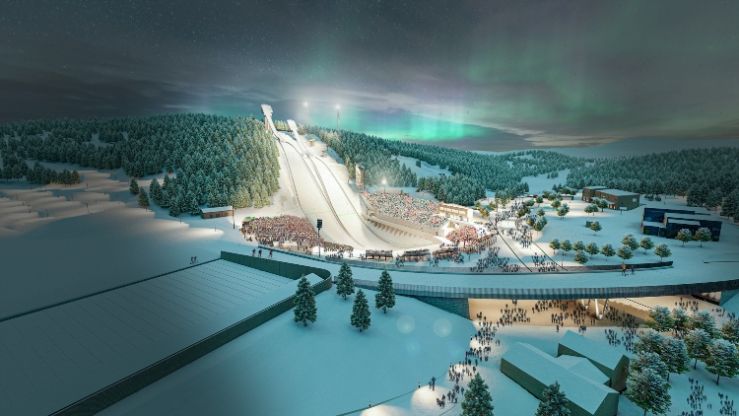 Klart for nye Granåsen Idrettspark NCC skal bygge nye Granåsen Idrettspark