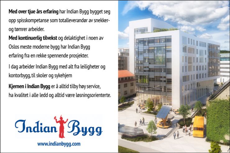 Indian Bygg - Harbitz Torg|Norske Byggeprosjekter 