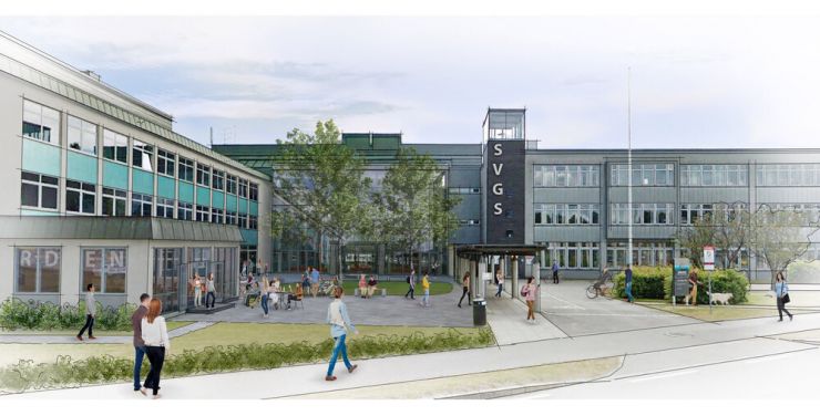 Sandefjord VGS|Veidekke Veidekke skal bygge Sandefjord VGS