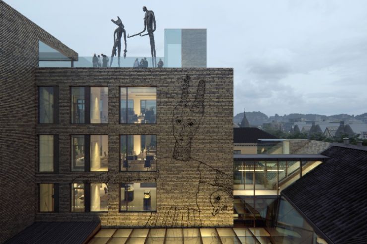 Veidekke bygger for Unge Kunstnere Trondheim Veidekke bygger kunstsenter i Trondheim