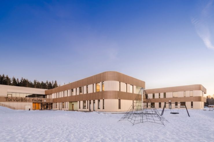 Årets skolebygg 2021 Torvbråten skole er årets skolebygg 2021