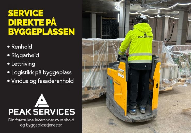 Peak Services -byggeplass tjenester