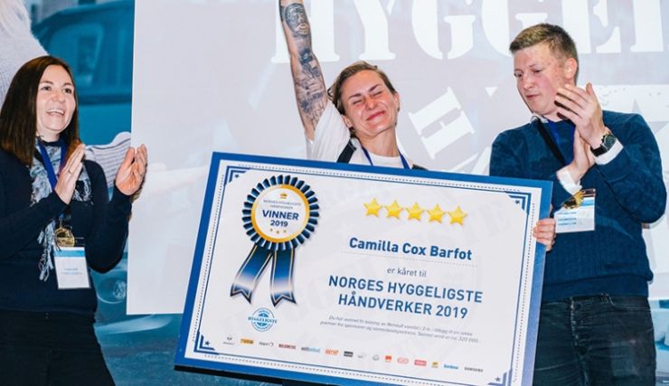 Camilla er Norges Hyggeligste Håndverker! Camilla er Norges Hyggeligste Håndverker